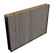 Доборный элемент 200 телескопический Эко-шпон 10х200х2070 серый кедр